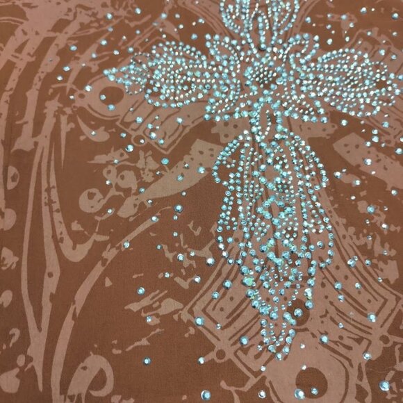 Back In The Saddle Cowboy Carter Rodeo Button Up Poplin Wester Shirt Rustic L - Picture 8 of 9